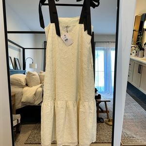 Mid eyelet summer dress